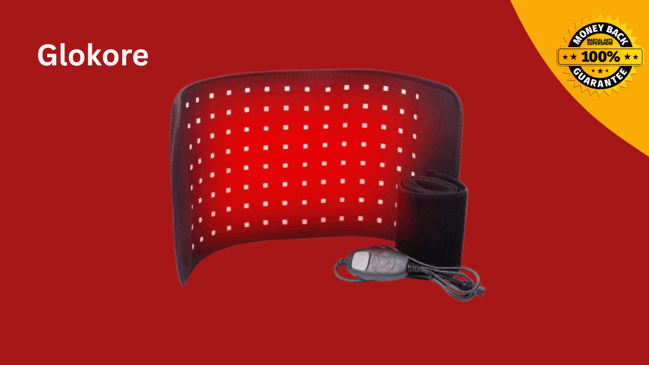 Glokore Red Light Therapy Wrap with 240 medical-grade LEDs for muscle recovery 